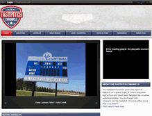 Tablet Screenshot of fastpitchchronicle.net